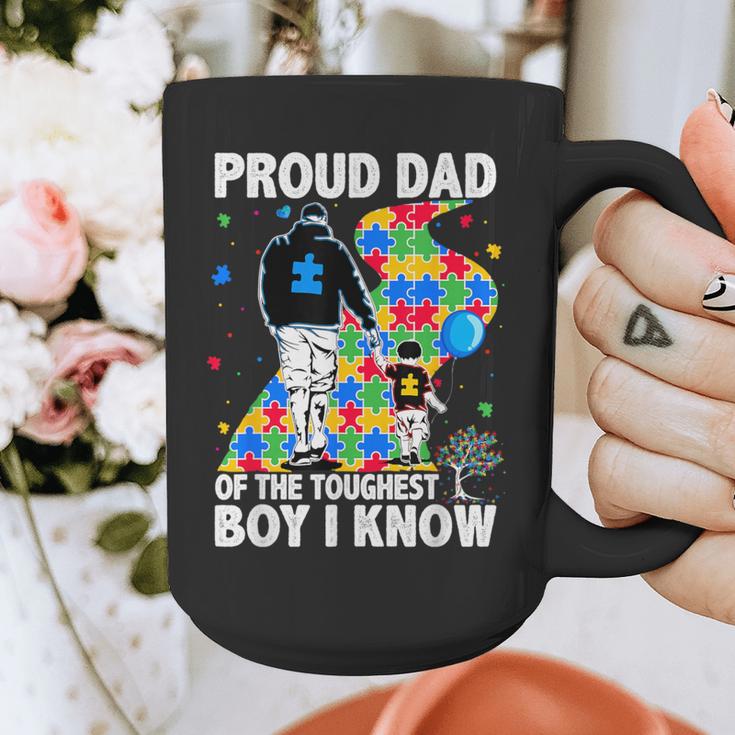 Proud Dad Of The Toughest Boy Autism Awareness Father Autism Graphic Print Coffee Mug Proud Dad Of The Toughest Boy Autism Awareness Father Autism Graphic Print Coffee Mug