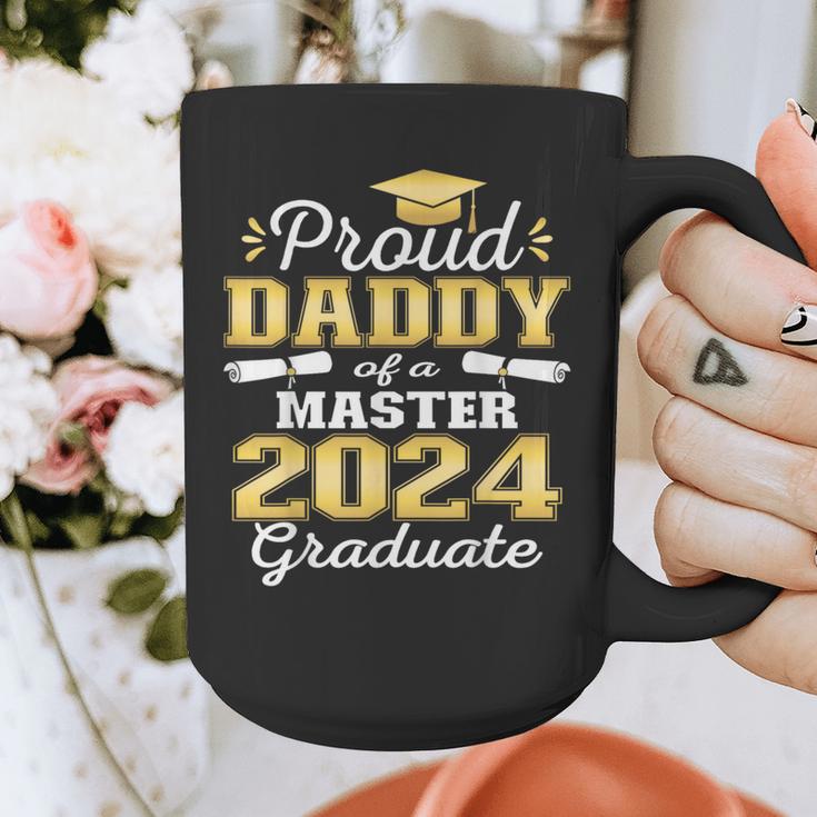 Proud Daddy Of 2024 Class Master Graduate Family Graduation Graphic Print Coffee Mug