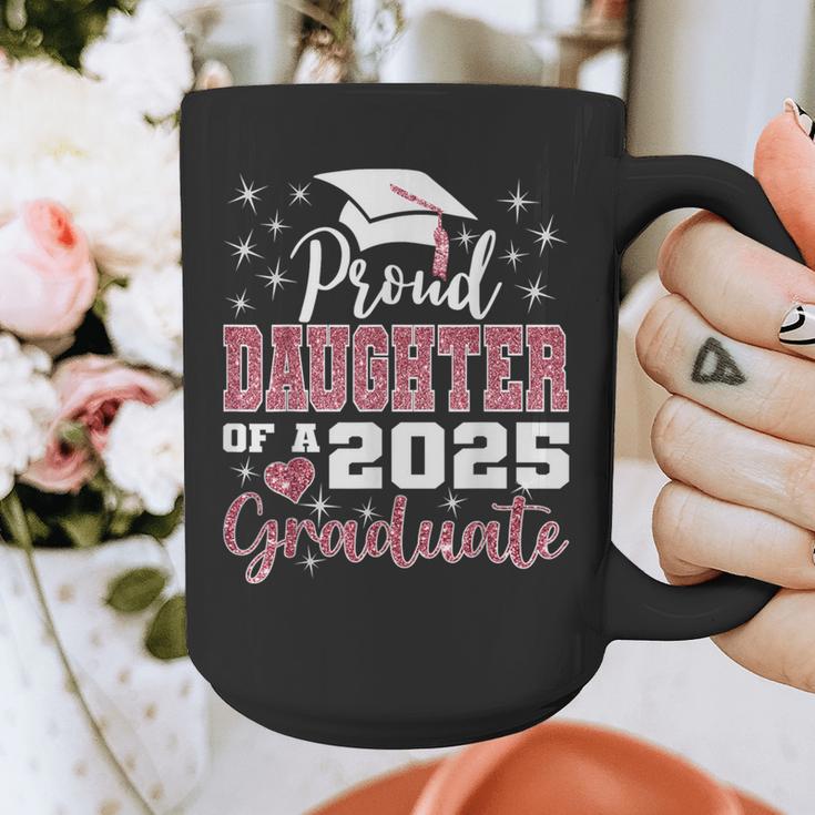 Proud Daughter Of 2025 College Graduate Family Graduation Graphic Print Coffee Mug