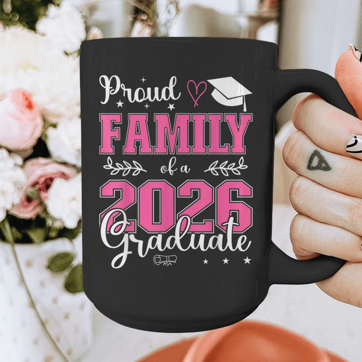 Proud Family Of a Class Of 2026 Graduate For Graduation Graphic Print Coffee Mug