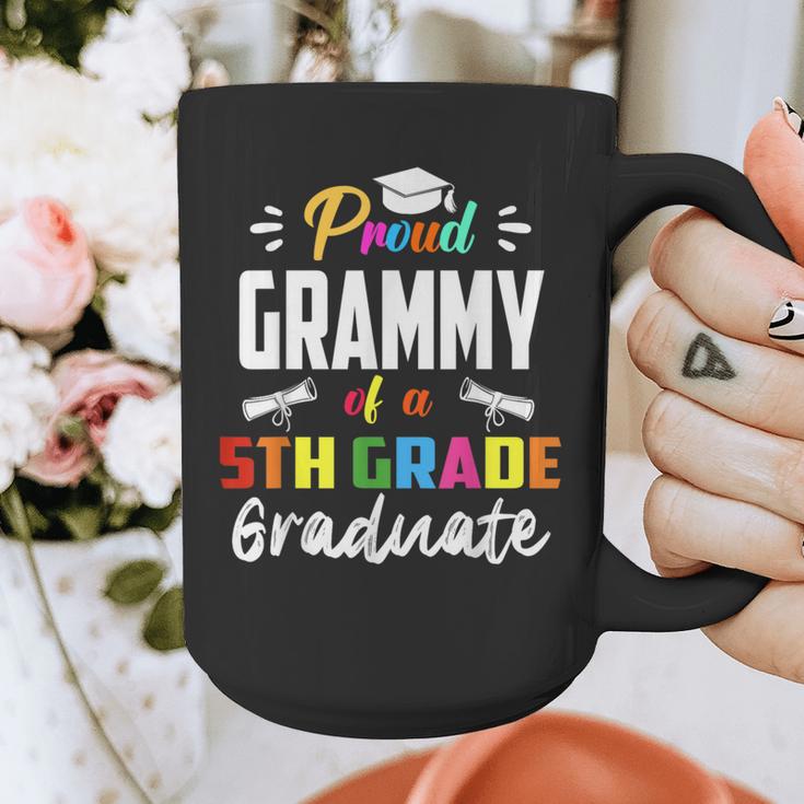 Proud GRAMMY Of A 5th Grade Graduate Graduation 2024 Senior Graphic Print Coffee Mug