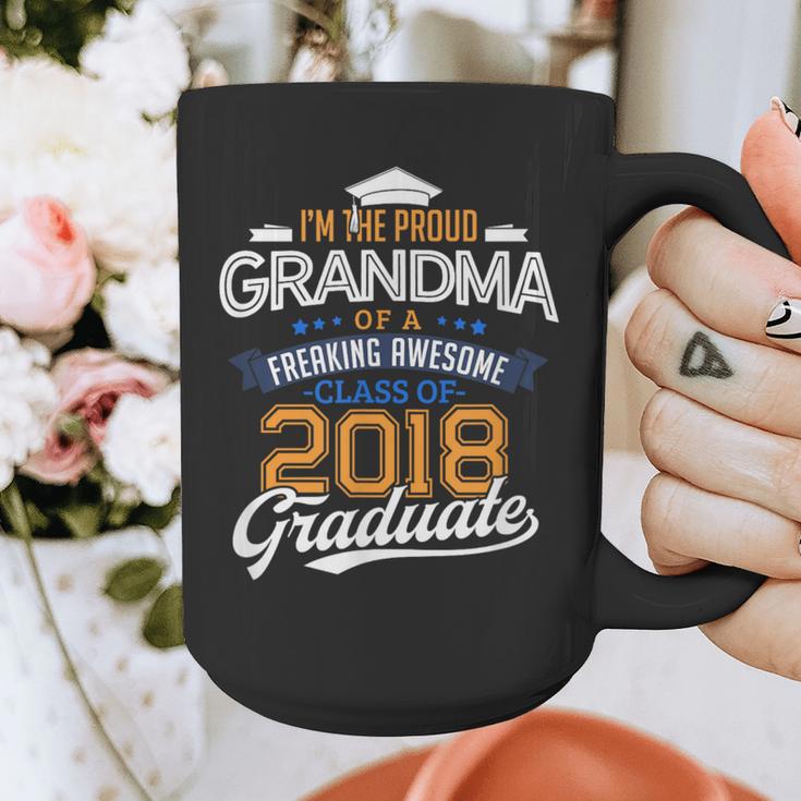 Proud Grandma Of A 2018 Graduate Shirt Graduation Grad Class Graphic Print Coffee Mug