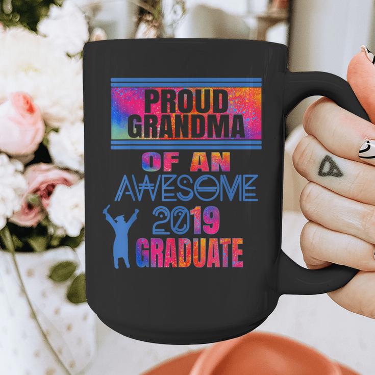 Proud Grandma Of A 2019 Graduate Senior Class Graduation Graphic Print Coffee Mug