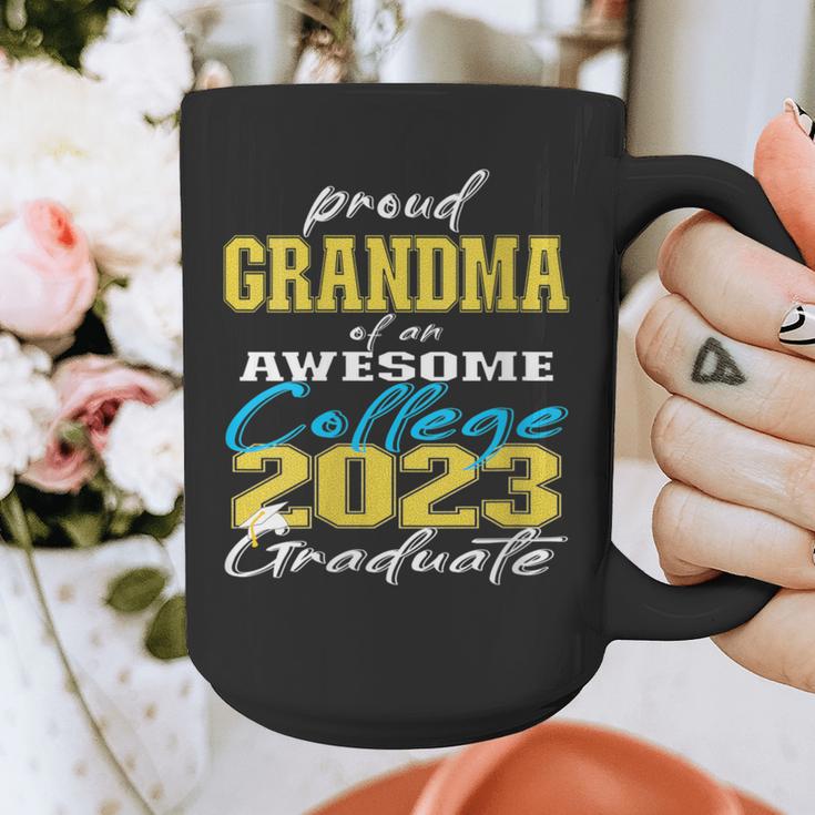 Proud Grandma Of 2023 College Graduate Family 23 Graduation Graphic Print Coffee Mug