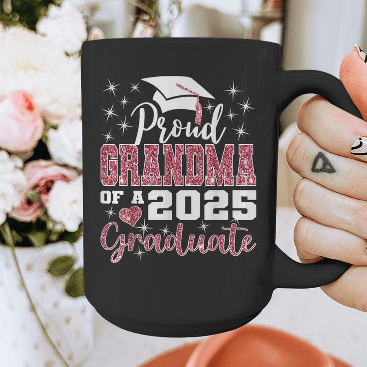 Proud Grandma Of 2025 College Graduate Family Graduation Graphic Print Coffee Mug