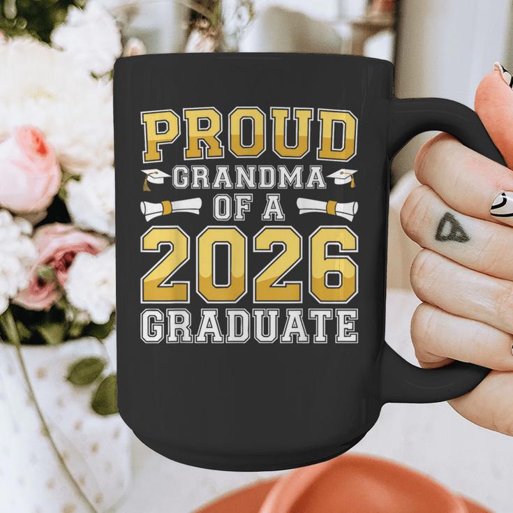 Proud Grandma Of A 2026 Graduate Shirt Class 2026 Graduation Graphic Print Coffee Mug