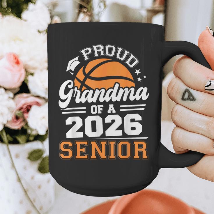 Proud Grandma Of A 2026 Senior Basketball Graduation Graphic Print Coffee Mug