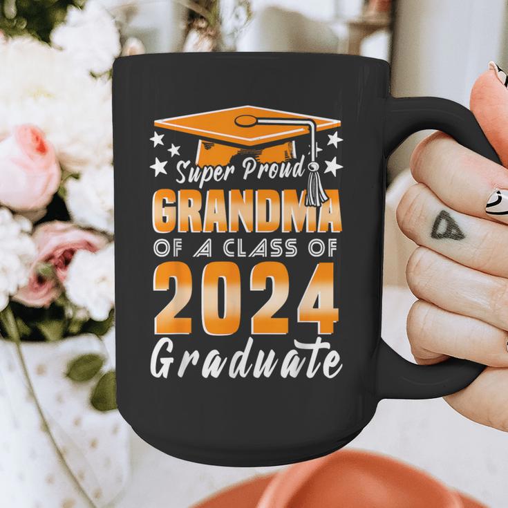 Proud Grandma Of A Class Of 2024 Matching Family Graduation Graphic Print Coffee Mug