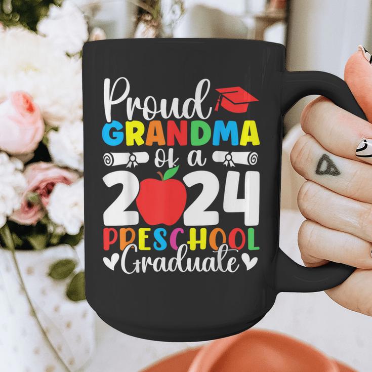 Proud Grandma Of Class Of 2024 Preschool Graduate Graduation Graphic Print Coffee Mug