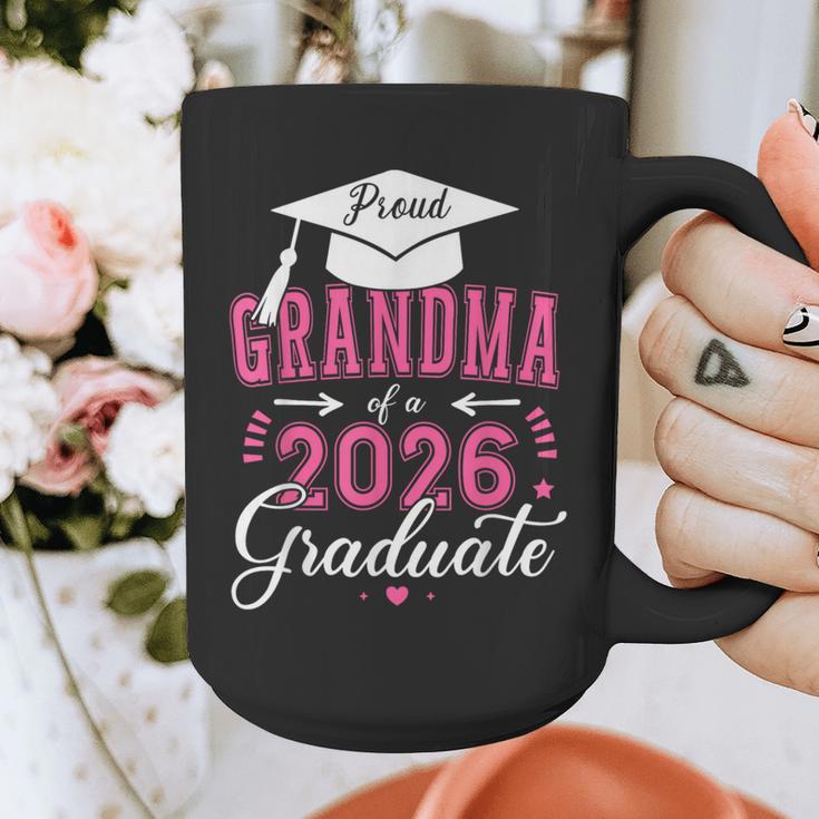Proud Grandma Of a Class Of 2026 Graduate For Graduation Graphic Print Coffee Mug