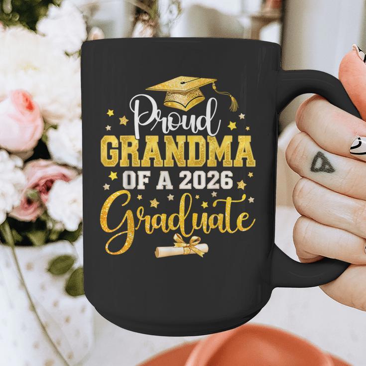 Proud Grandma Of A Class Of 2026 Graduate Senior Graduation Graphic Print Coffee Mug