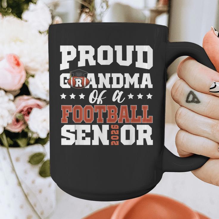 Proud Grandma Of a Football Senior 2026 Graduation Graphic Print Coffee Mug