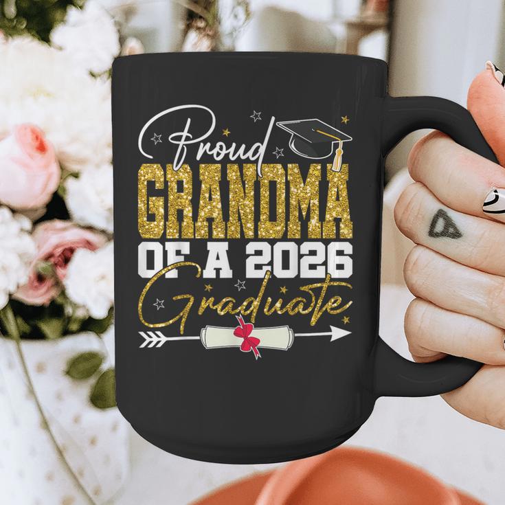 Proud Grandma Of Senior 2026 Graduate Family Graduation 2026 Graphic Print Coffee Mug