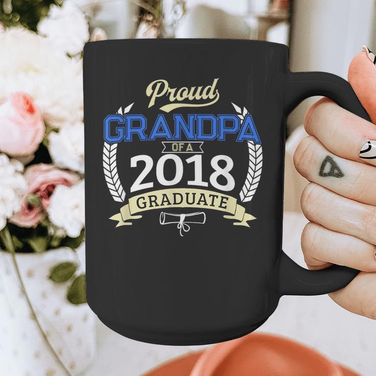 Proud Grandpa Of 2018 Senior Shirt Graduation Grad Graphic Print Coffee Mug