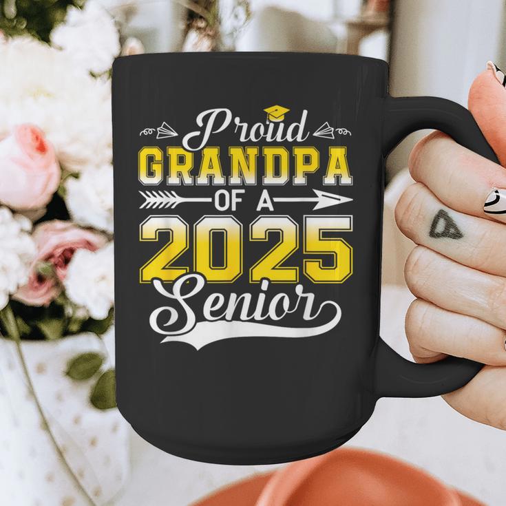 Proud Grandpa Of a 2025 Senior Graduate Graduation Graphic Print Coffee Mug
