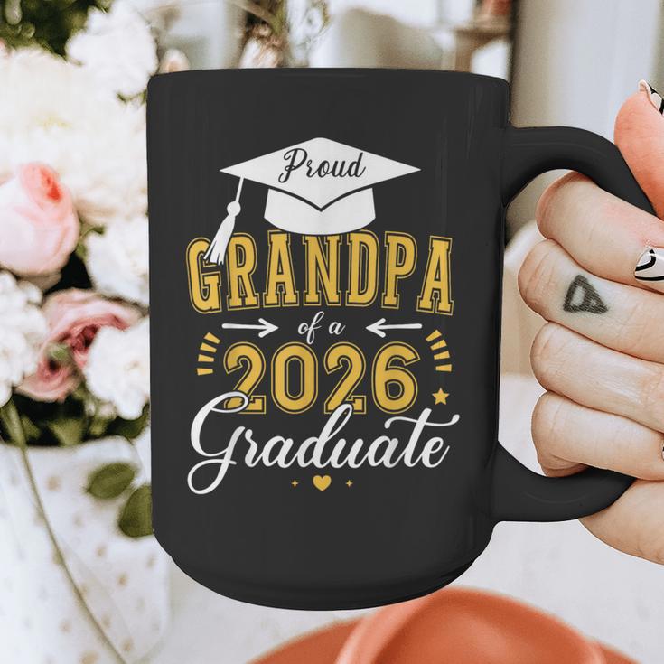 Proud Grandpa Of a Class Of 2026 Graduate For Graduation Graphic Print Coffee Mug