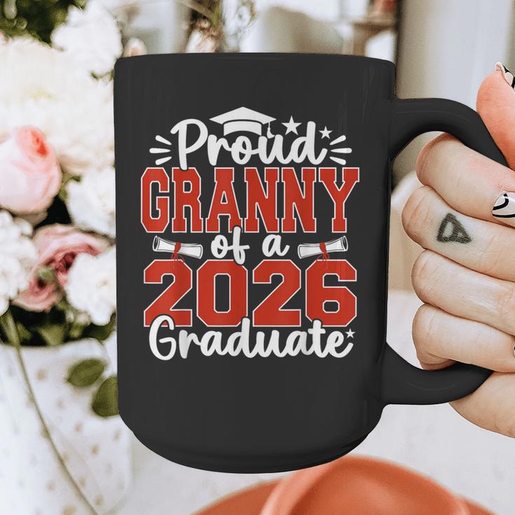 Proud Granny Of A Class Of 2026 Graduate Senior Graduation Graphic Print Coffee Mug