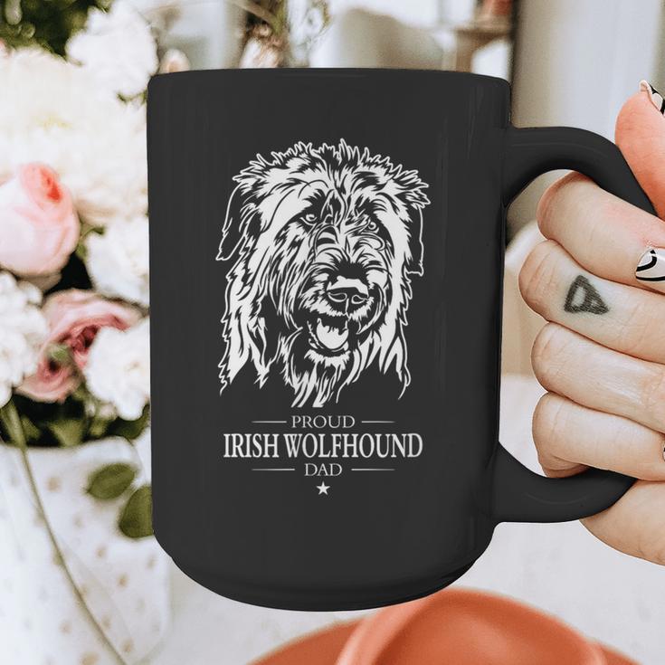 Proud Irish Wolfhound Dad Dog Dad Irish Wolfhound Dog Graphic Print Coffee Mug Proud Irish Wolfhound Dad Dog Dad Irish Wolfhound Dog Graphic Print Coffee Mug