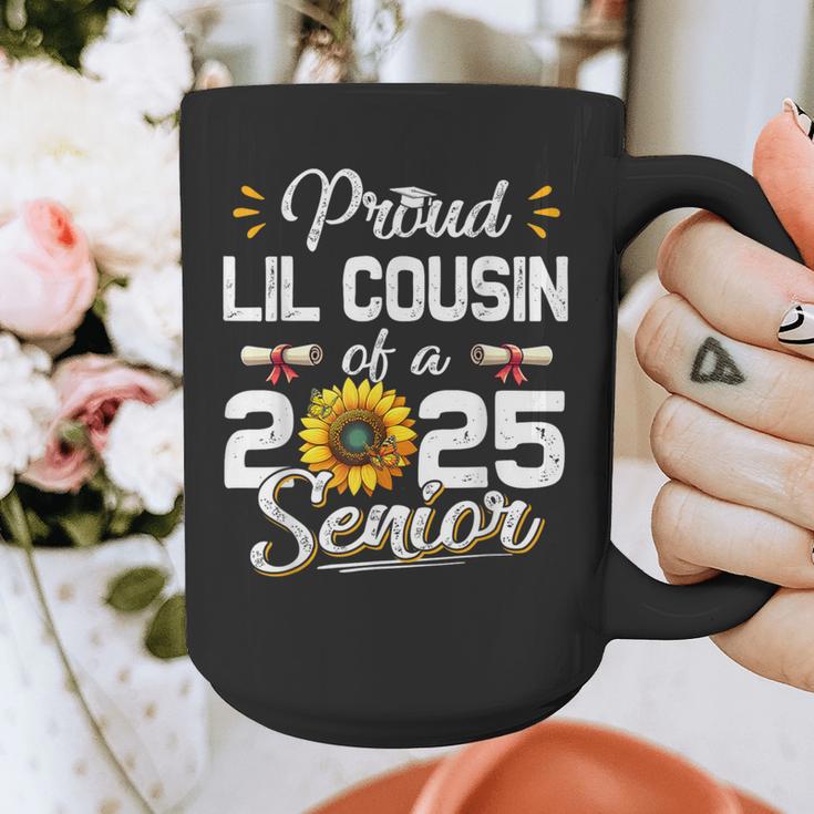 Proud Lil Cousin Of A Class Of 2025 Senior Graduation 2025 Graphic Print Coffee Mug