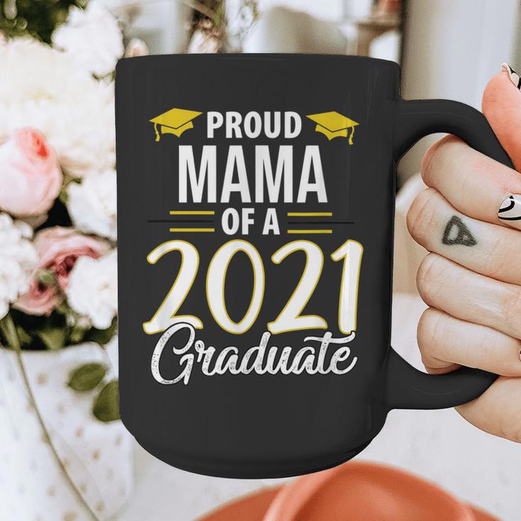 Proud Mama Of A 2021 Graduate Graduation Clothes MBA PhD Graphic Print Coffee Mug