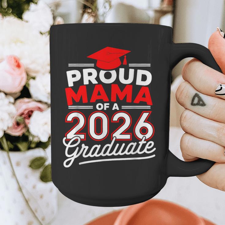 Proud Mama Of A 2026 Graduate Class Of 2026 Mom Graduation Graphic Print Coffee Mug
