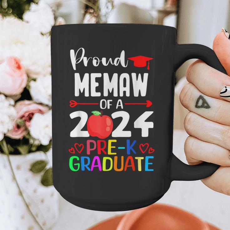Proud MEMAW Of 2024 Pre-K Graduation Graduate Senior 2024 Graphic Print Coffee Mug