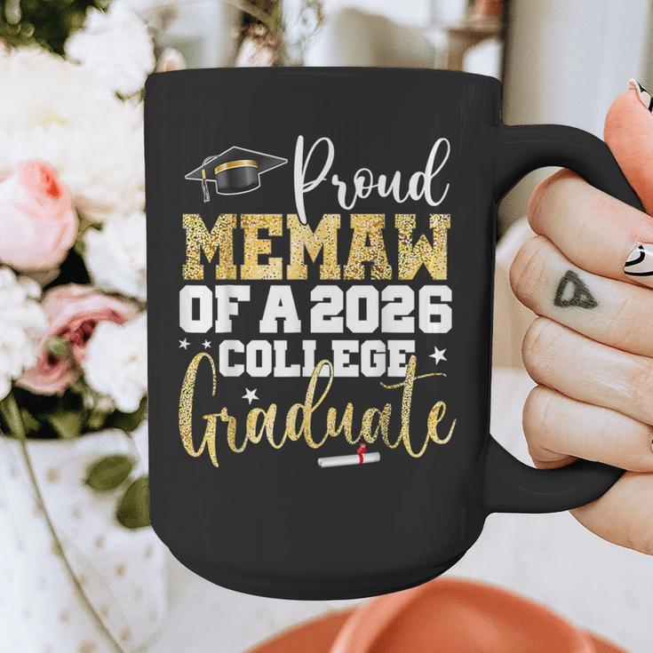 Proud Memaw Of 2026 Graduate College Graduation Graphic Print Coffee Mug