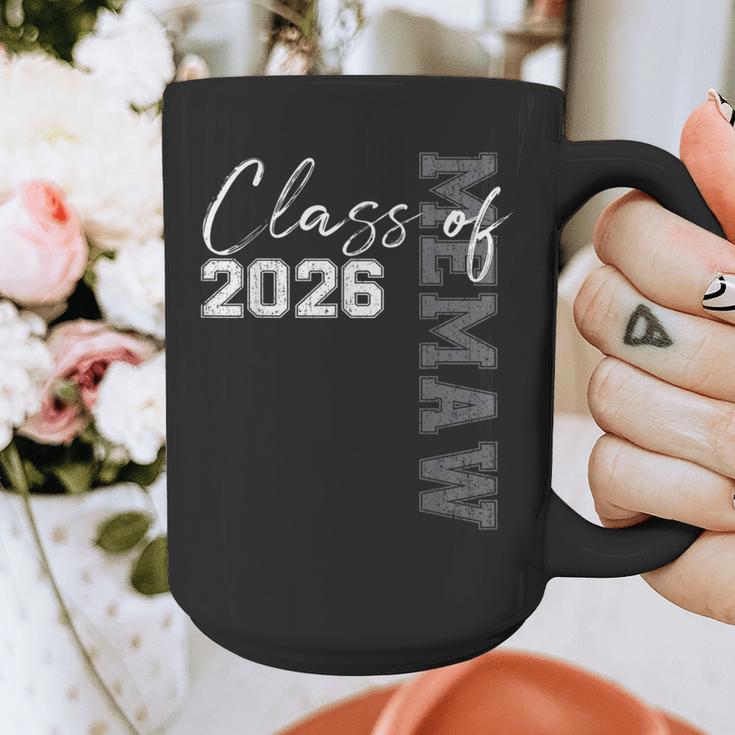 Proud Memaw Of A Class Of 2026 Graduate Senior 26 Graduation Graphic Print Coffee Mug
