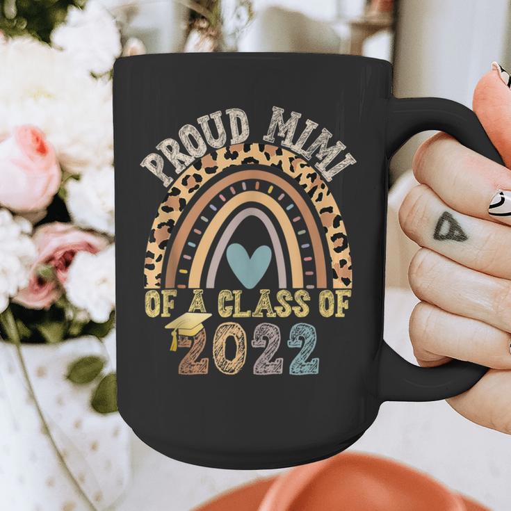 Proud Mimi Of a Class Of 2022 Graduate Graduation Rainbow Graphic Print Coffee Mug
