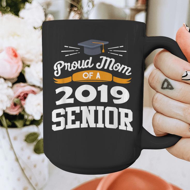 Proud Mom Of A 2019 Senior Graduation Class Outfit T-Shirt Graphic Print Coffee Mug