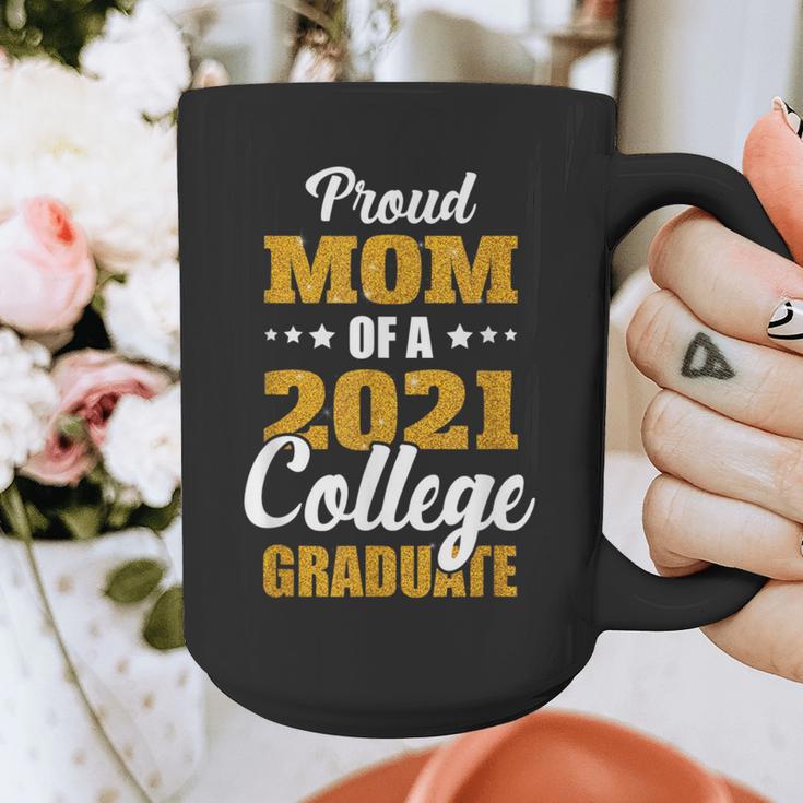Proud Mom Of A 2021 College Graduate Senior Graduation Graphic Print Coffee Mug