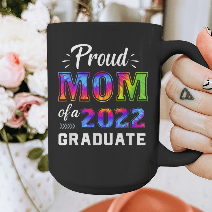 Proud Mom Of a 2022 Graduate Matching Tie Dye Graduation Graphic Print Coffee Mug