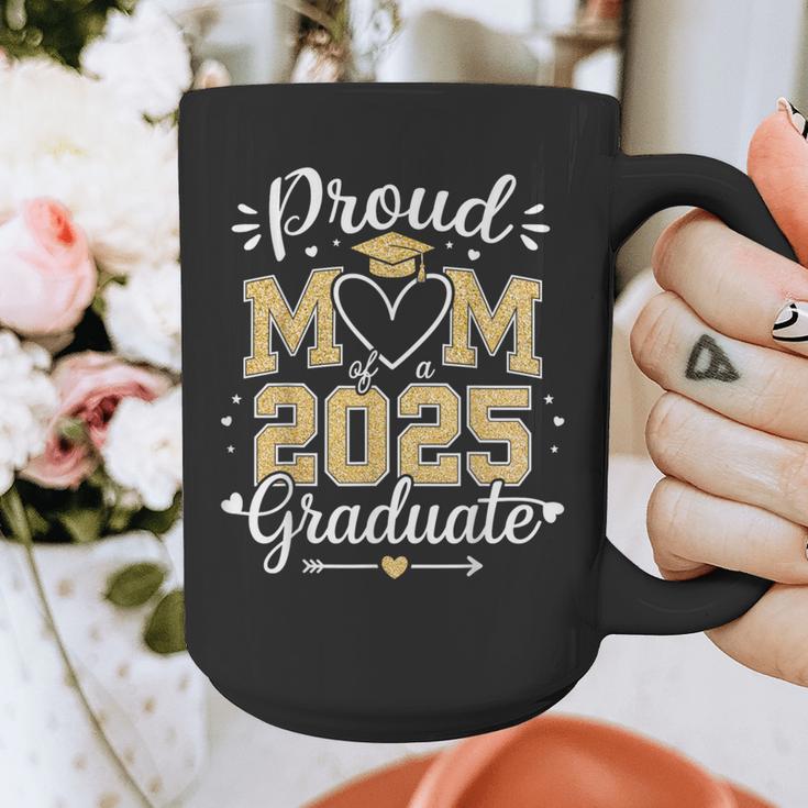 Proud Mom Of a 2025 Graduate Class Of 2025 Graduation Graphic Print Coffee Mug