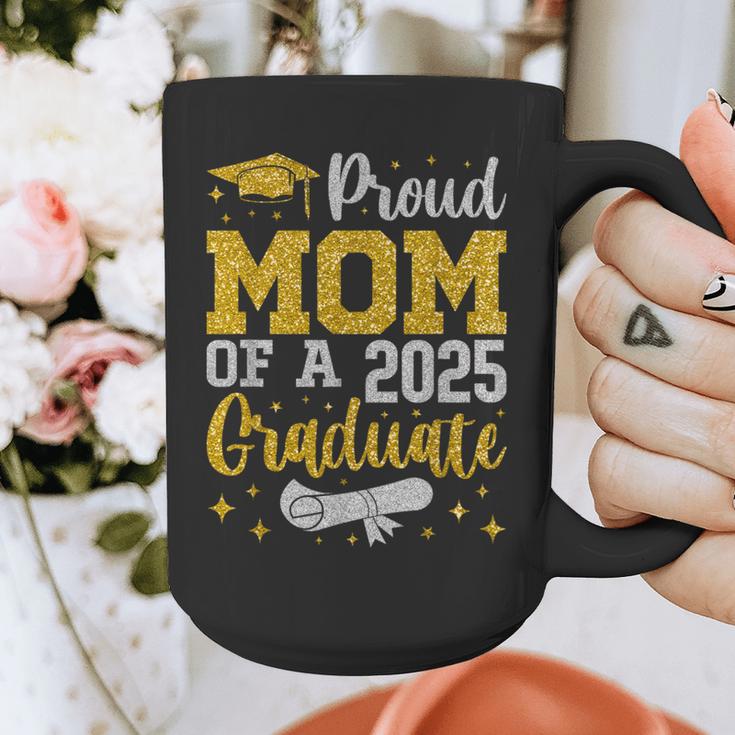 Proud Mom Of A 2025 Graduate Senior Class Of 2025 Graduation Graphic Print Coffee Mug