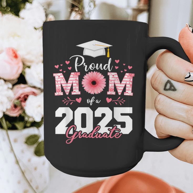 Proud Mom Of a 2025 Graduate Senior Mom Family Graduation Graphic Print Coffee Mug