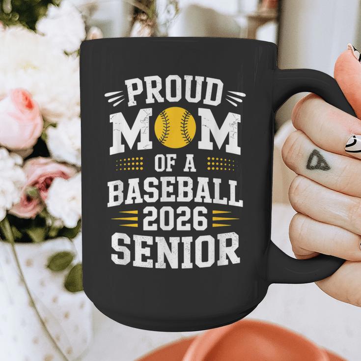 Proud Mom Of Baseball Senior 2026 Graduation Graphic Print Coffee Mug