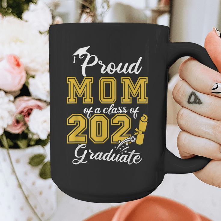 Proud Mom Of a Class Of 2021 Graduate Graduation Senior 2021 Graphic Print Coffee Mug