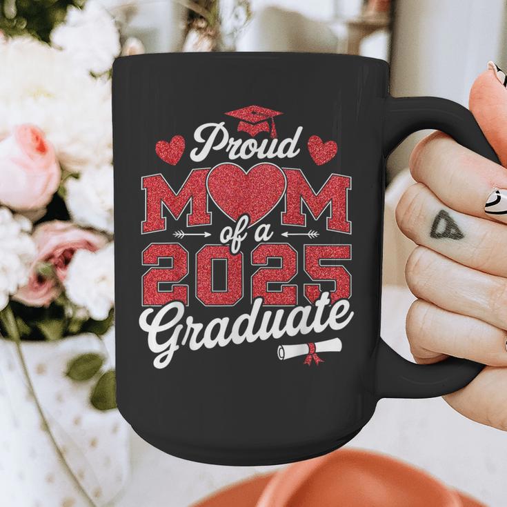 Proud Mom Of a Class Of 2025 Graduate Senior Graduation Graphic Print Coffee Mug