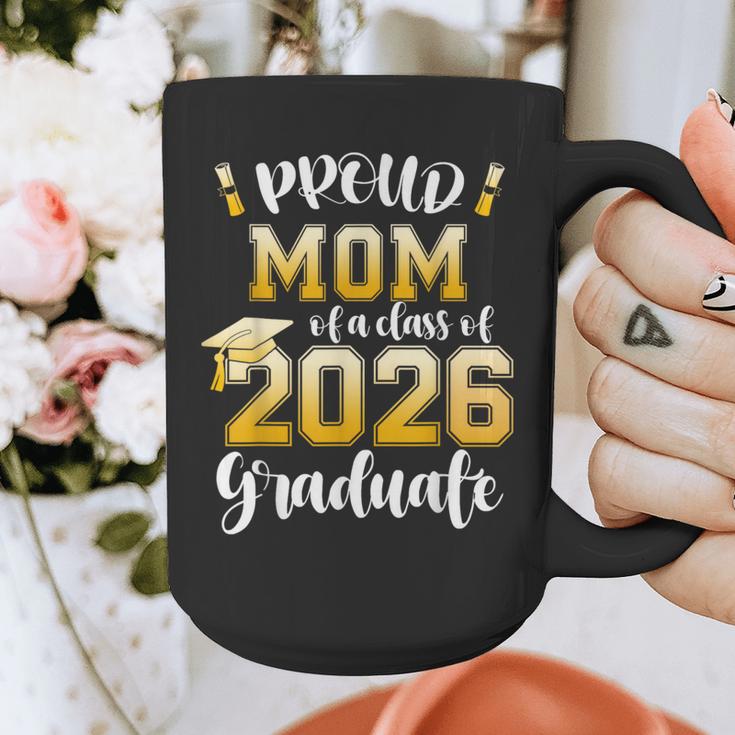 Proud Mom Of a Class Of 2026 Graduate Graduation 2026 Women Graphic Print Coffee Mug
