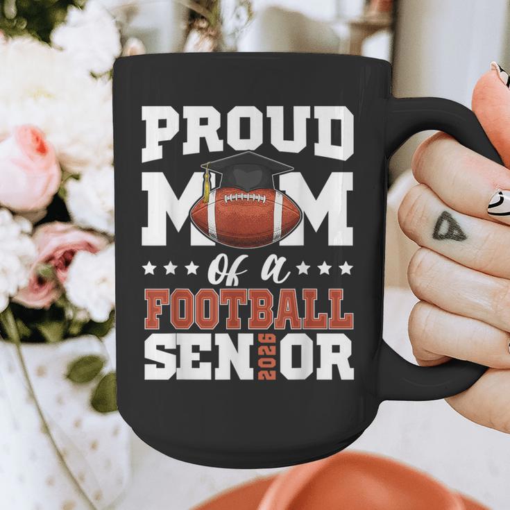 Proud Mom Of a Football Senior 2026 Graduation Gifts Graphic Print Coffee Mug