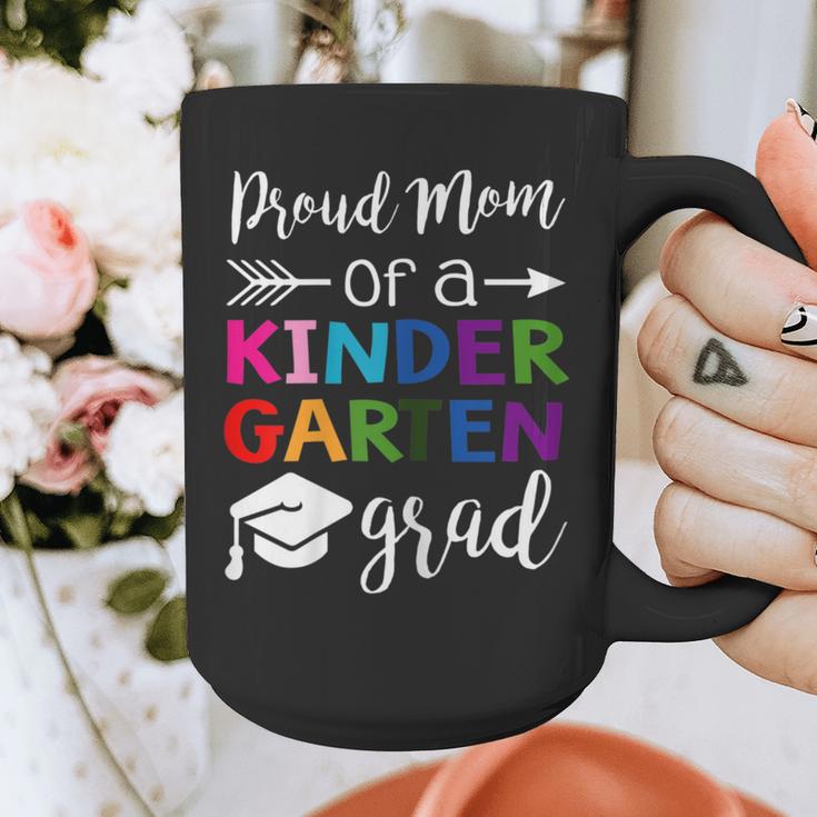 Proud Mom Of A Kindergarten Grad Shirt Graduation Graphic Print Coffee Mug