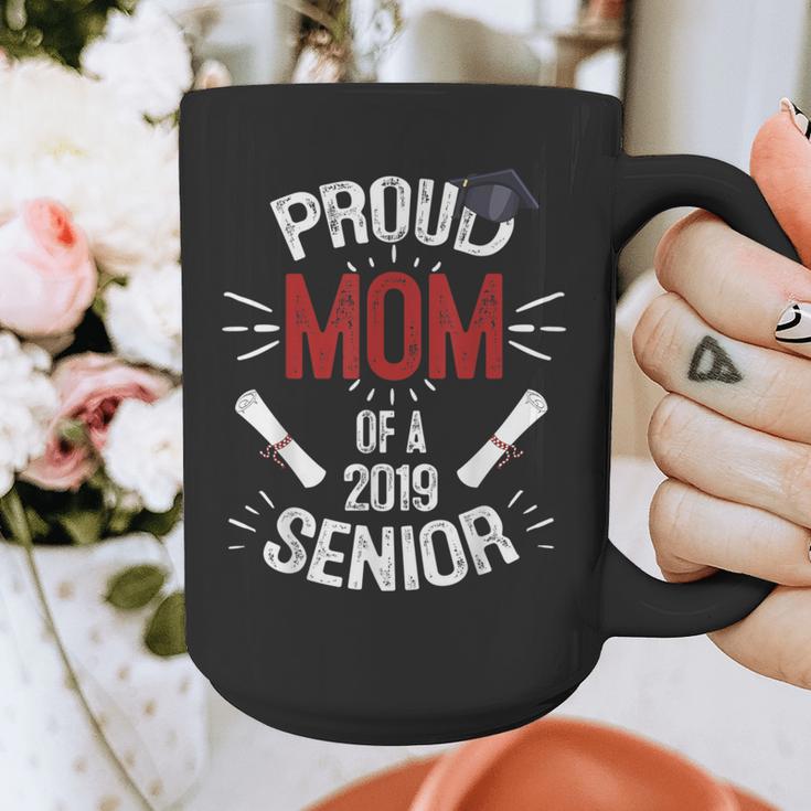Proud Mom Mother Of a 2019 Graduate TShirt Graduation Graphic Print Coffee Mug