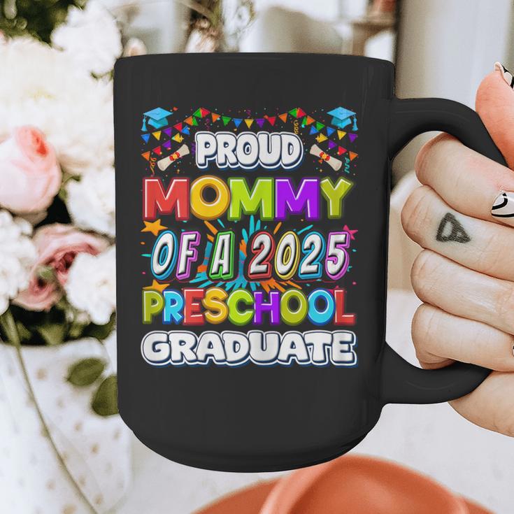 Proud MOMMY Of a 2025 Preschool Graduate Graduation Graphic Print Coffee Mug