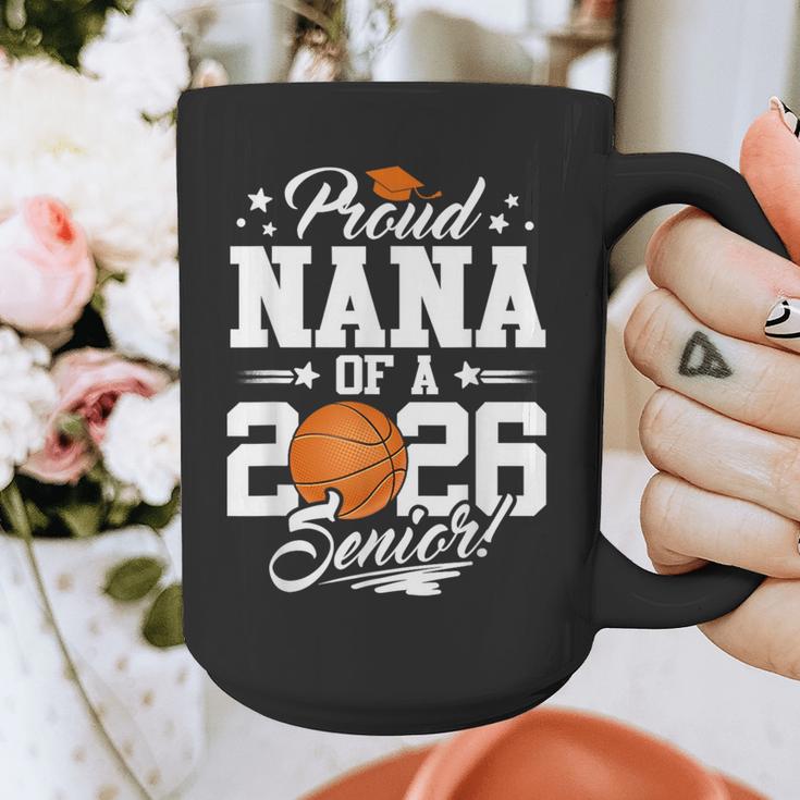Proud Nana Of A 2026 Senior Basketball Graduation Graphic Print Coffee Mug