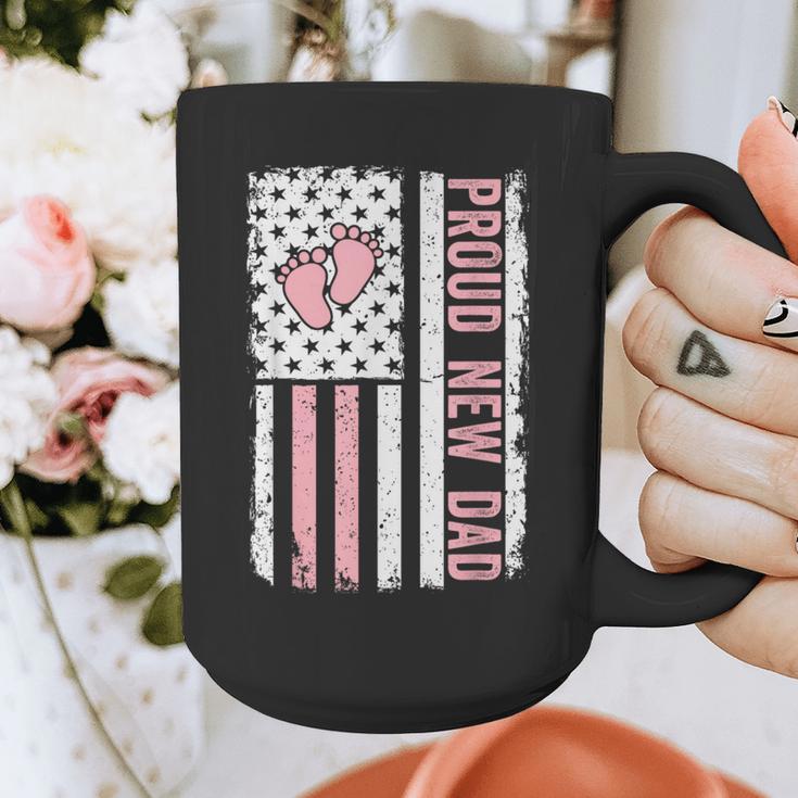 Proud New Dad New Girl Baby Fathers Day First Time Dad Graphic Print Coffee Mug Proud New Dad New Girl Baby Fathers Day First Time Dad Graphic Print Coffee Mug