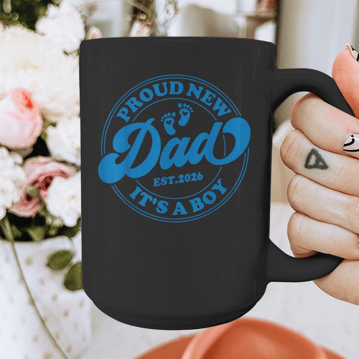 Proud New Daddy It's A Boy Dad To Be 1st Time Father Graphic Print Coffee Mug