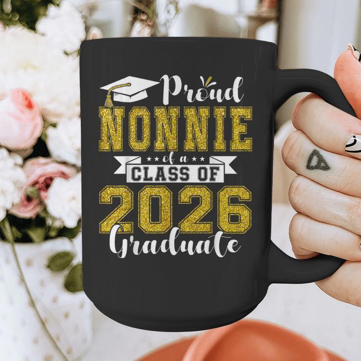 Proud Nonnie Of a Class Of 2026 Graduate Graduation 2026 Graphic Print Coffee Mug