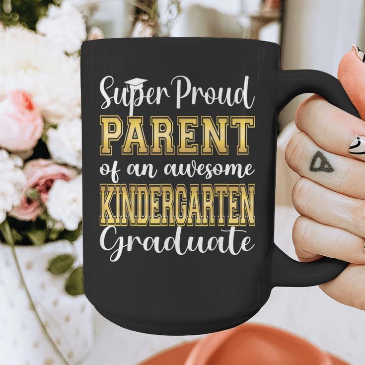 Proud Parent Of Kindergarten Graduate 2024 Graduation Parent Graphic Print Coffee Mug