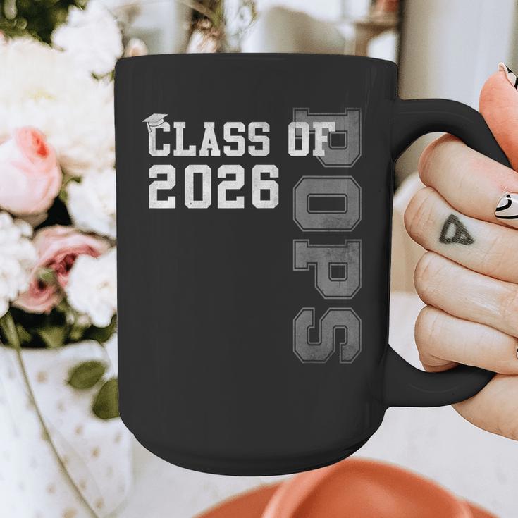 Proud Pops Of A 2026 Graduate Grad Senior Graduation Graphic Print Coffee Mug