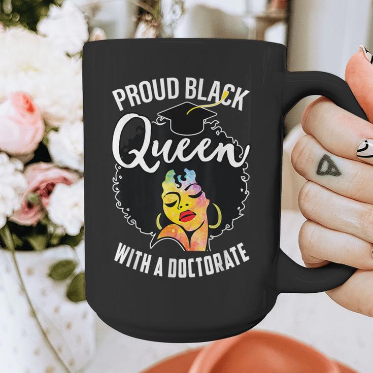 Proud Queen PhD Doctorate Degree Graduation Woman Girl Graphic Print Coffee Mug